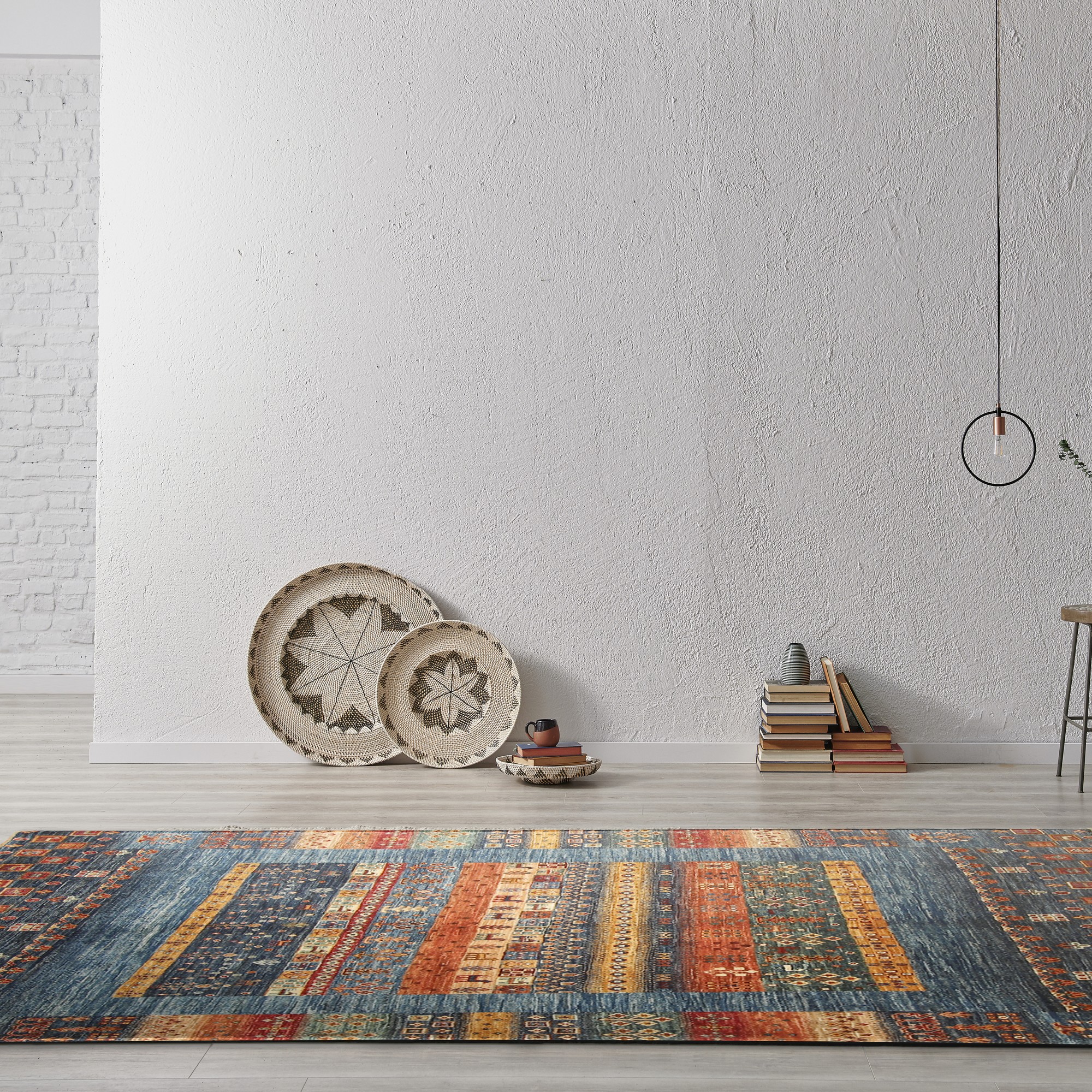 Loribaft Gabbeh 48679 Traditional Wool Rugs In Multi